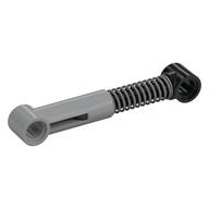 Lego Technic Shock Absorber 6.5L with Soft Spring, Tight Coil, Black Piston Rod [Complete Assembly]
