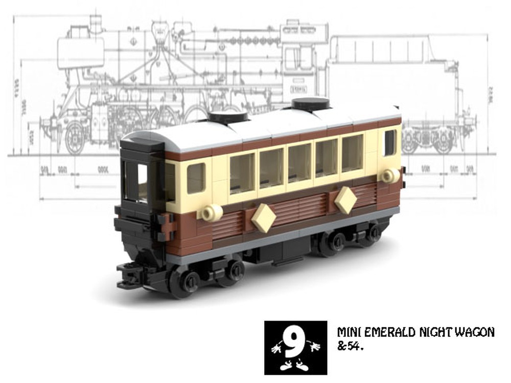 Lego &54. Mini Emerald Night Wegon