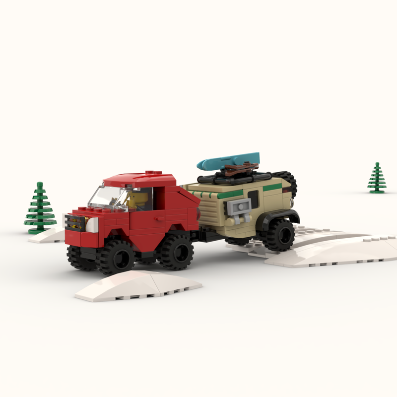 Lego Little Overland Truck & Trailer