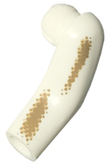 Lego Arm, Left Long with Dark Tan Dirt Stains Type 2 Pattern