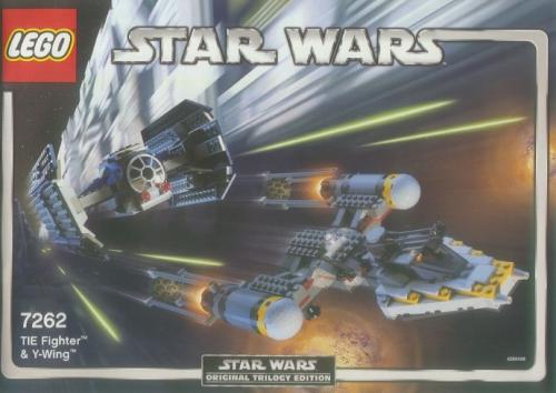 Lego TIE Fighter and Y-wing