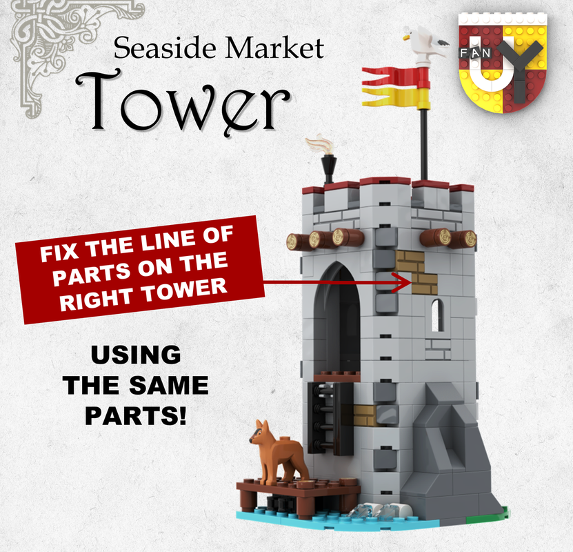 Lego Seaside Market Tower FIX