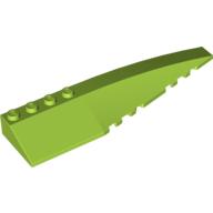 Lego Brick Wedged, Curved 12 x 3 Right / Lime