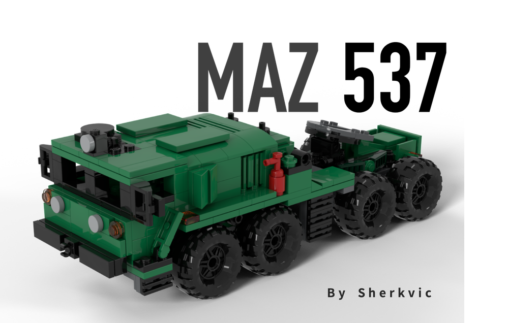 Lego MAZ537 heavy-duty off-road truck