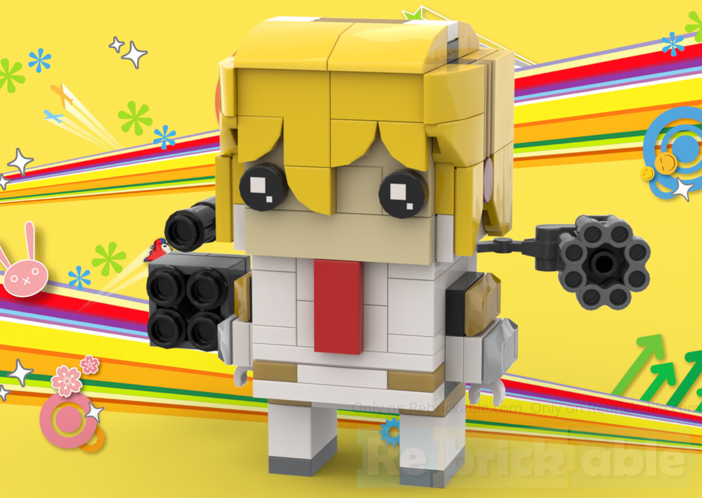 Lego Aigis BrickHead - Persona 4 Arena