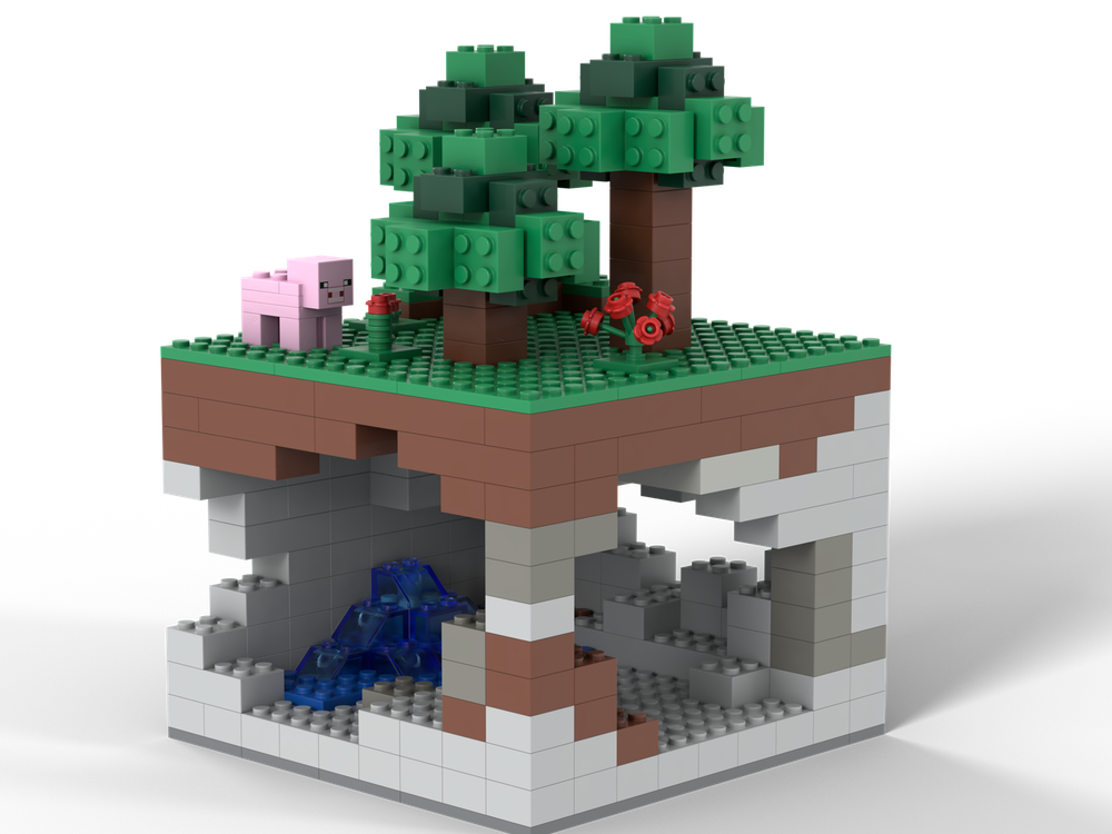 Lego Small Minecraft Diorama