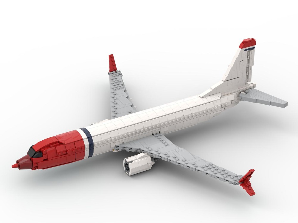 Lego Boeing 737 - Norwegian Air Shuttle (Building instructions only)