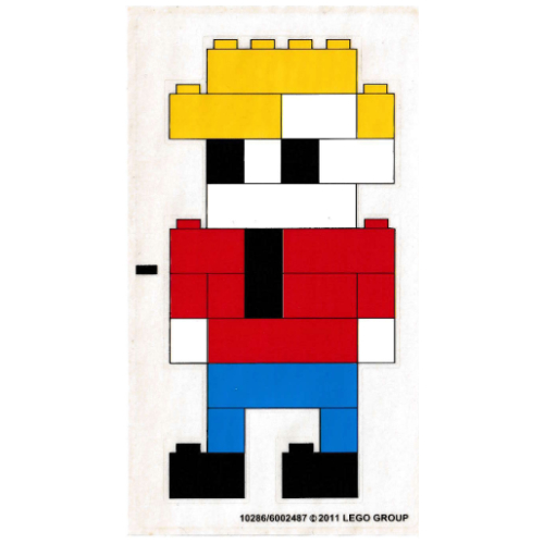 Lego Sticker Sheet for Sets 21200-1, 21201-1