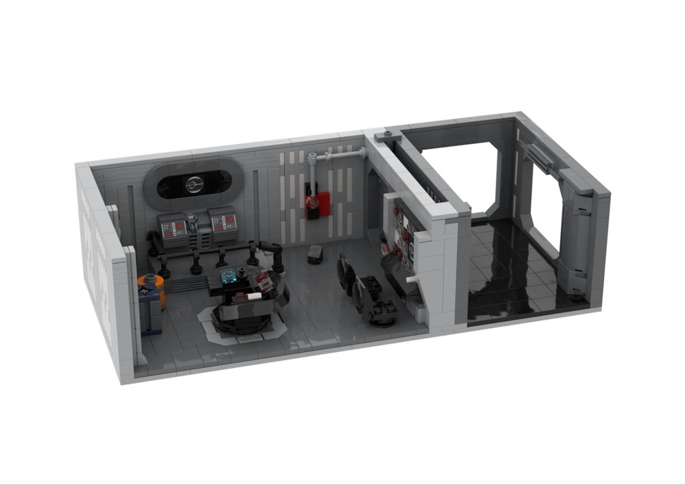 Lego Death Star Security Command Center with Hallway MOC