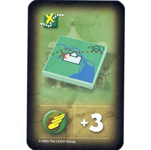 Lego Trading Card, Orient, Items - Indian Map