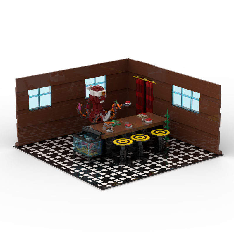 Lego Octopus Chef