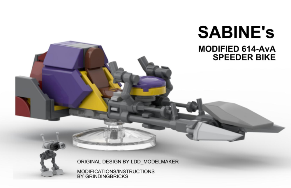 Lego Sabine's Speeder Bike