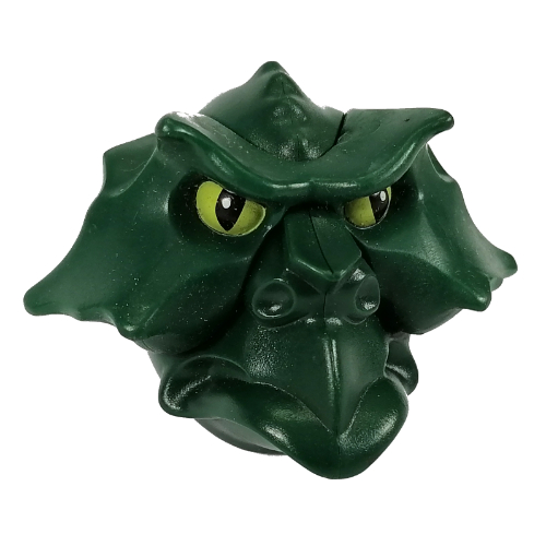 Lego Large Figure Head, Euripides / Dark Green