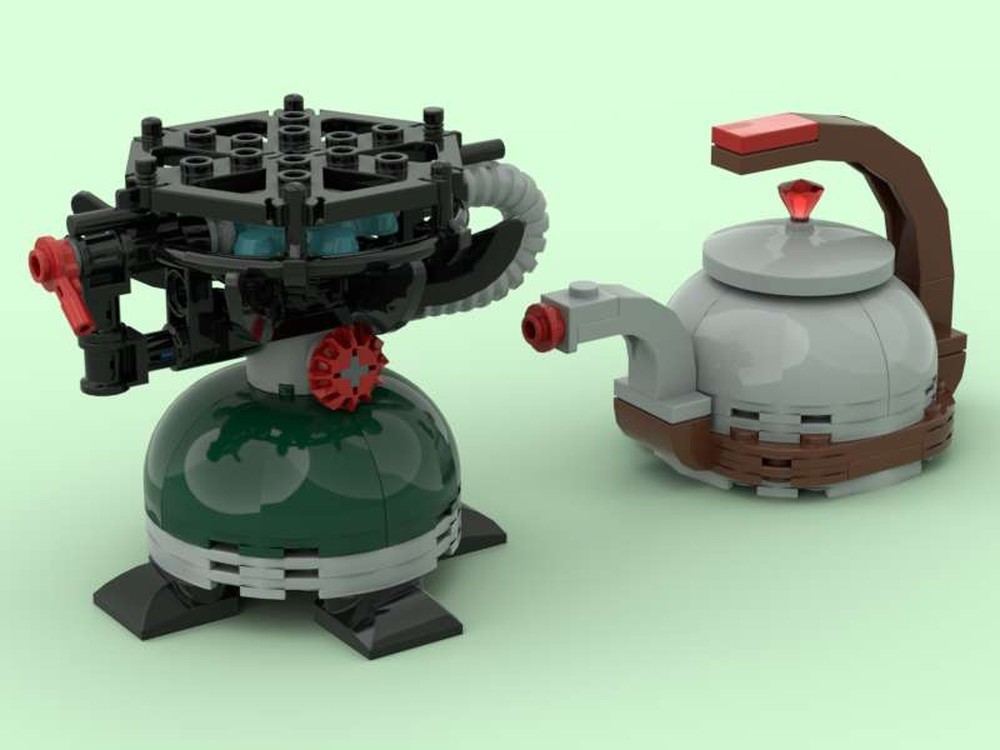 Lego Camping-Stove and Kettle