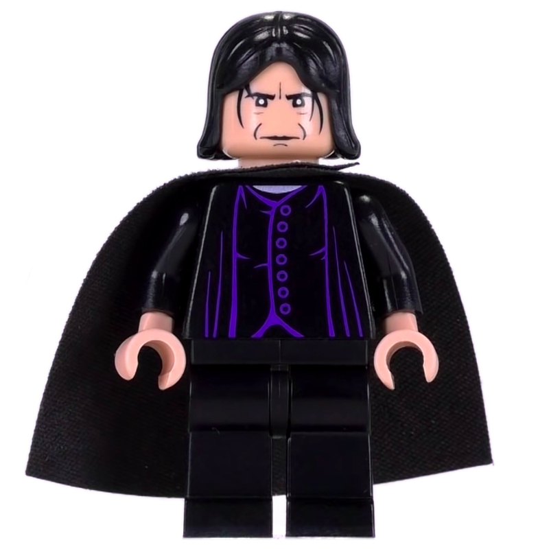 Lego Professor Severus Snape, Dark Purple Vest, Cape