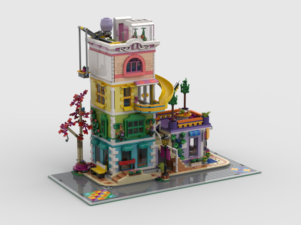Lego Friends Community Centre and Kitchen Combined Modular