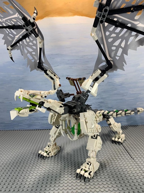 Lego Skull Sorcerer's Dragon Mod