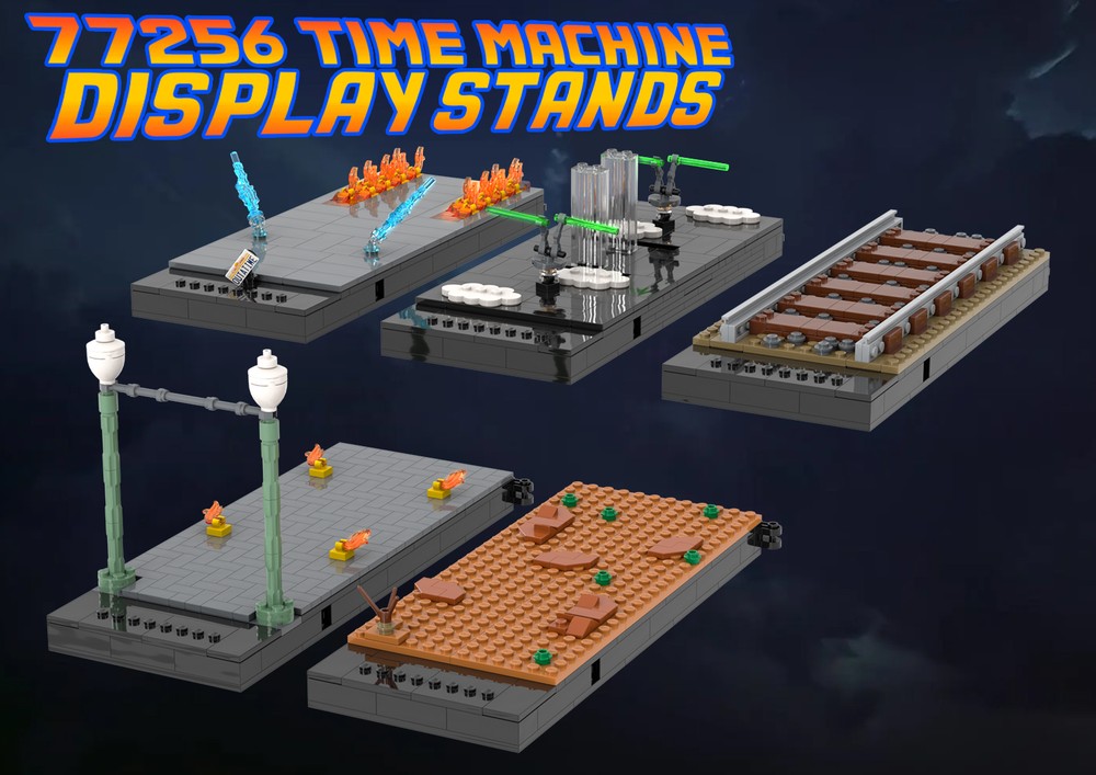 Lego 77256 Time Machine Display Stands