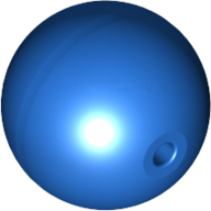 Lego Projectile, Large Figure Weapon, Zamor Sphere / Ball / Blue