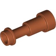 Lego Equipment Telescope / Torch / Spyglass, Support Round 1 x 1 x 1 2/3 / Dark Orange