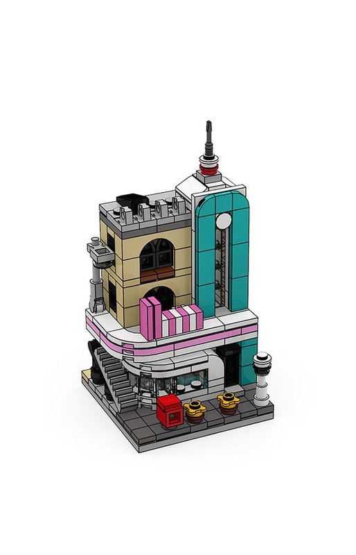 Lego 10260 Downtown Dinner mini modular