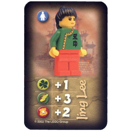Lego Trading Card, Orient, Heroes - Jing Lee