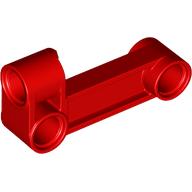 Lego Technic Pin Connector Perpendicular 2 x 4 Bent - Beam with 90 Hole Ø 4.8 / Red