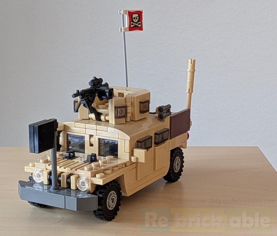 Lego HMMWV Up Armored HA (Heavy) SOF version