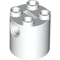 Lego Brick Round 2 x 2 x 2 Robot Body, Axle Holder '+' Orientation