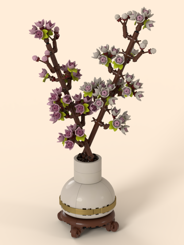 Lego Cherry Blossoms in a Pot