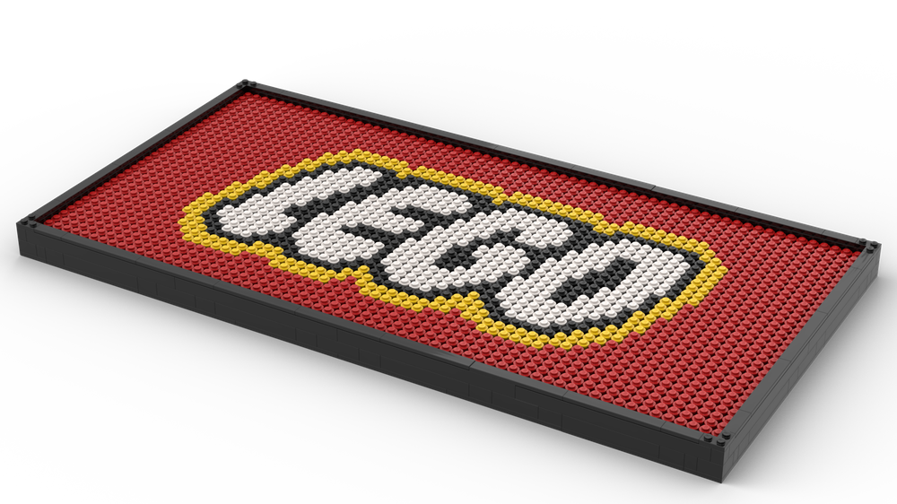 LEGO Logo Wide Mosaic