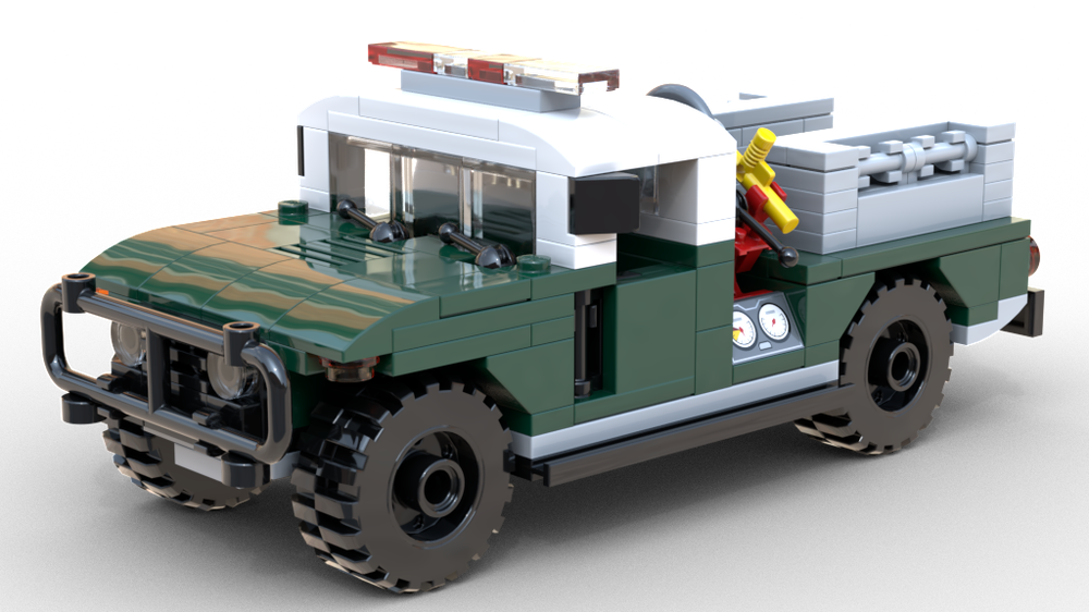 Lego Green Creek Fire Hummer