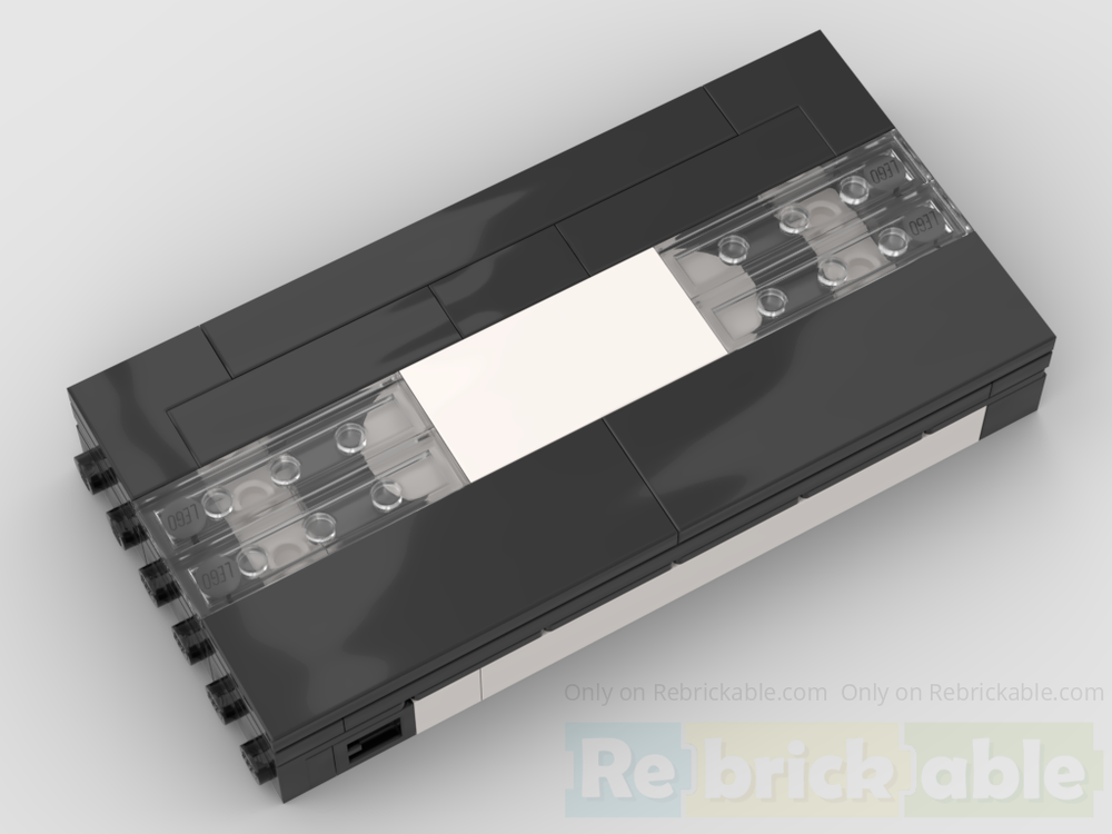 Lego 6:1 scale Videotape piece