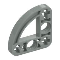 Lego Technic Beam 3 x 3 L-Shape with Quarter Ellipse Thin / Light Gray