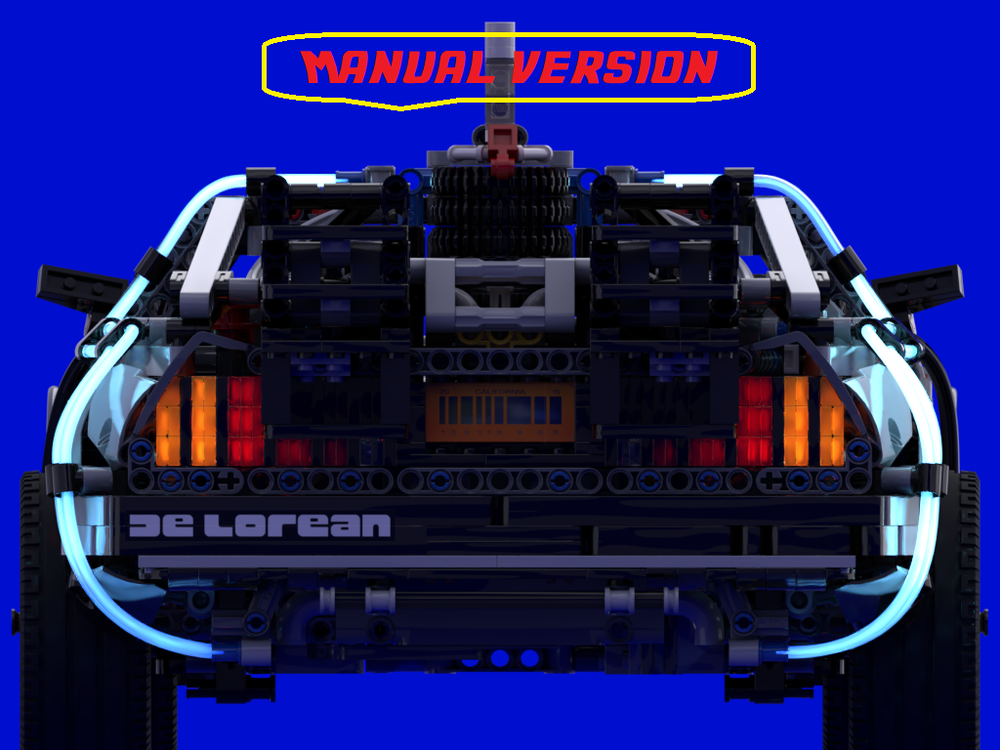 Lego Part 2 BTTF LEGO Technic Delorean Manual Version