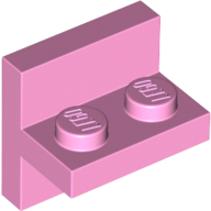 Lego Bracket 2 x 2 with 1 x 2 Vertical Studs / Bright Pink
