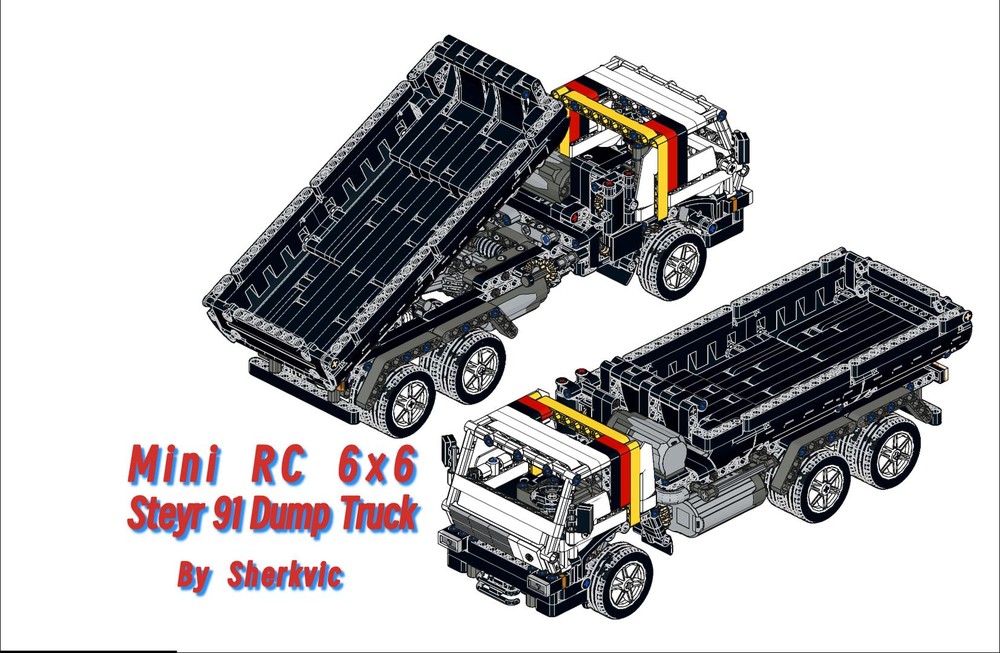 Lego Mini RC Steyr91 Dump Truck