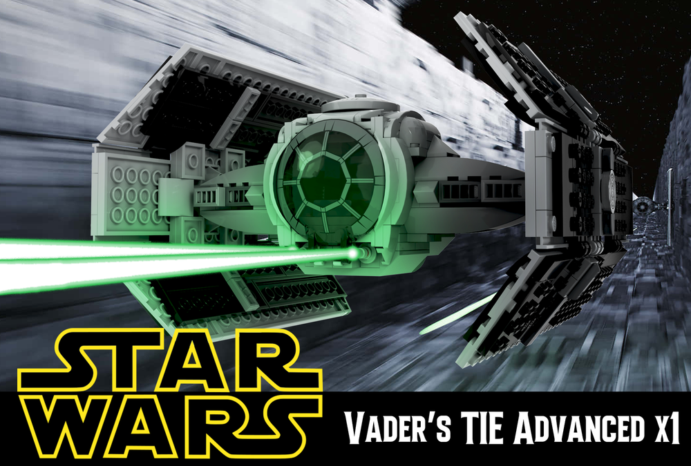 Lego Vader's TIE Model Advanced x1