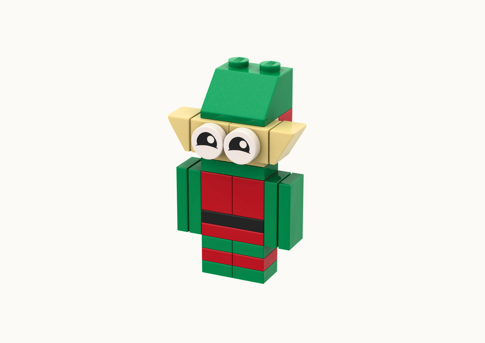 Lego Cheerful Elf - Advent Calendar Day 10
