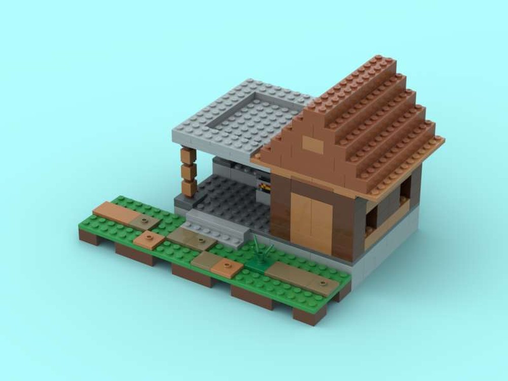 Lego Blacksmith--Modular Village Part 1 (Challenge 2)