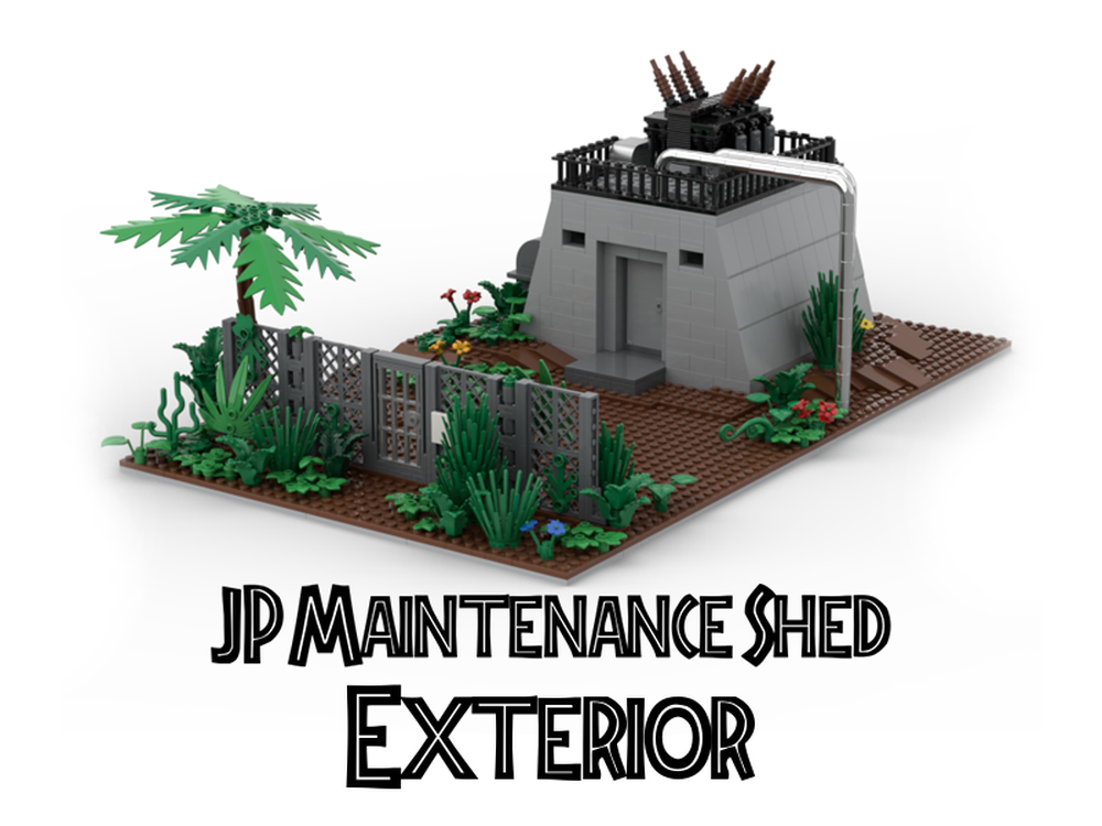 Lego JP Maintenance Shed (Exterior Only Version)
