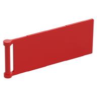 Lego Flag 7 x 3 with Rod / Red