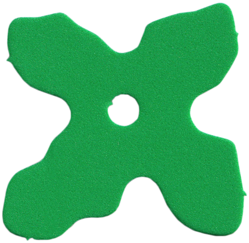 Lego Scala Foam For Set 3148-1, Pine Tree Section / Bright Green