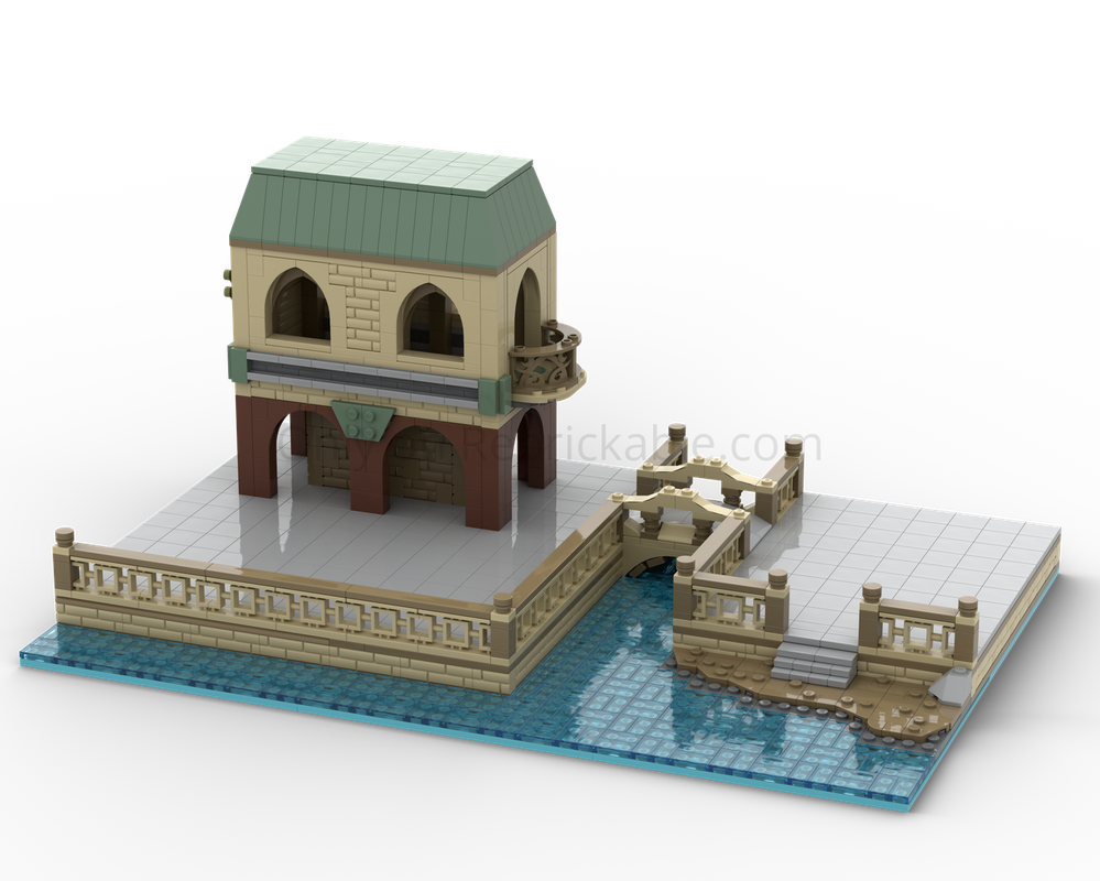 Lego Across The Stars plaze diorama