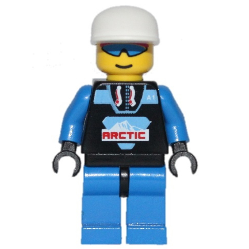 Lego Arctic Crew, Black, White Cap