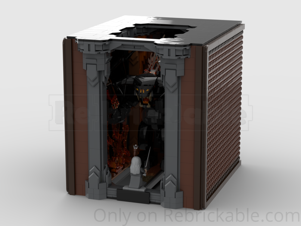 Lego 10367 Balrog Book Nook - IMPROVED