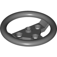 Lego Technic Steering Wheel Large / Dark Bluish Gray