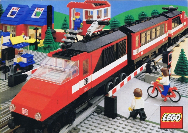 Lego 1985 Medium Train European ((UK/F/B) 109778/109878)