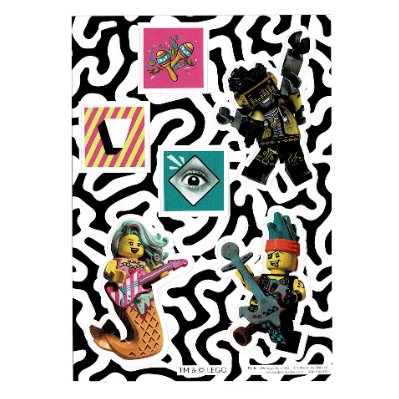 Lego Sticker Sheet 1 for Set 5006771-1 / [No Color/Any Color]