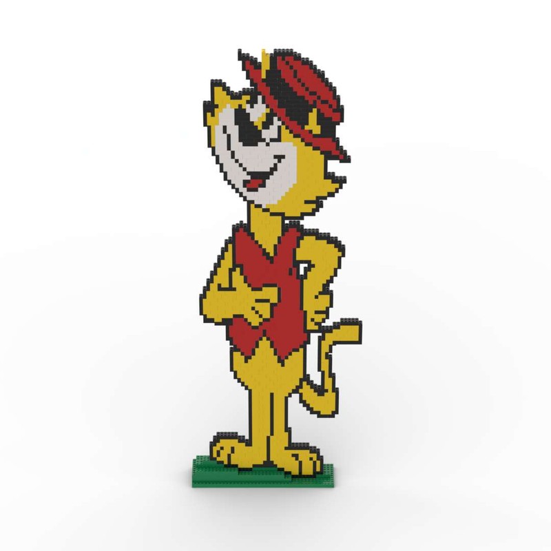 Lego 2D Top Cat Sculpture